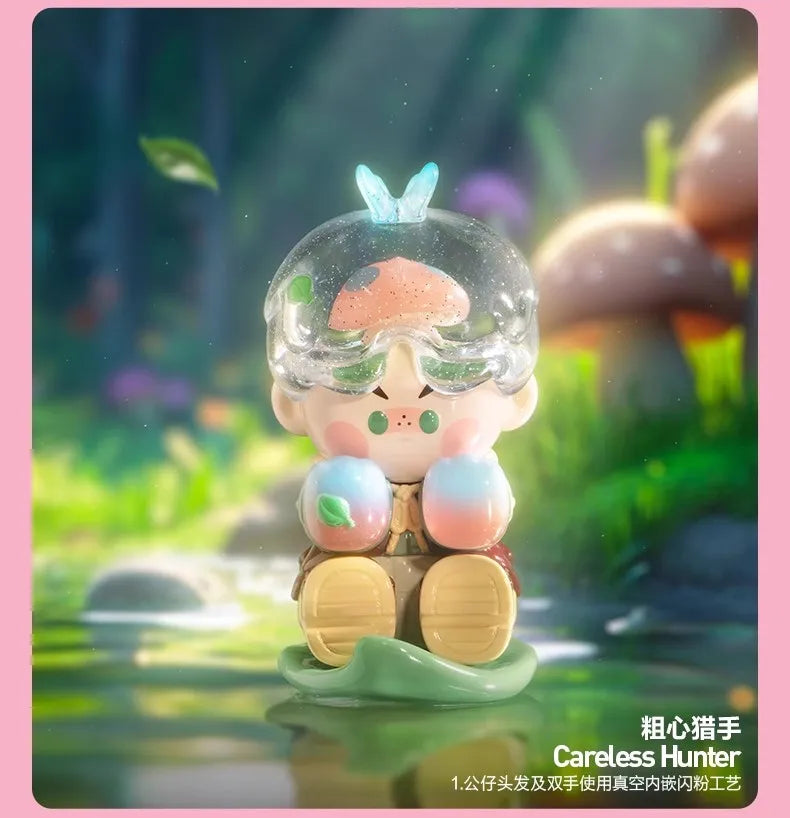 Hot Genuine Finding Mokoko Serie Blind Box Skullpanda Dimoo Molly Labubu Hirono Crybaby Hacipupu Mokoko Anime Figure Model Gift