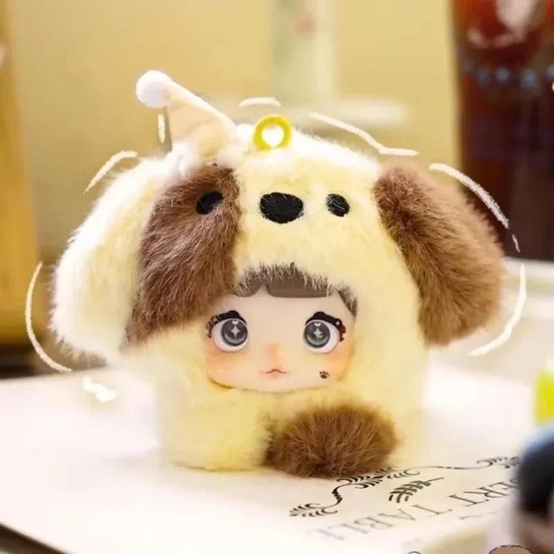 Genuin Nommi V4 Blind Box Baby Adoption Cabin Series Plush Mystery Box Action Figure Surprise Bag Backpack Pendant Gift Toy