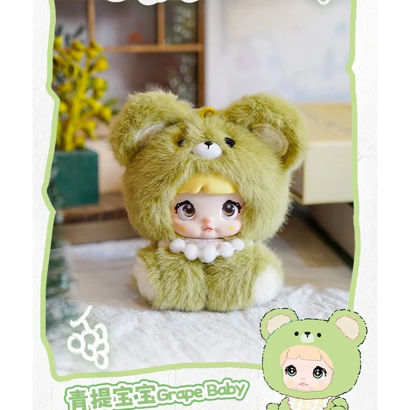 Genuin Nommi V4 Blind Box Baby Adoption Cabin Series  Plush Mystery Box Action Figure Surprise Bag Backpack Pendant Gift Toy